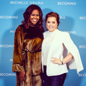 Michelle Obama & Viktoria Tocca